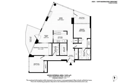 Community Amenities Photo (Clubhouse) of 501 1099 Marinaside Crescent, Vancouver, BC