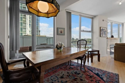 Kitchen Island Photo of 501 1099 Marinaside Crescent, Vancouver, BC