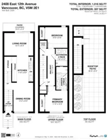 Outdoor Deck Photo of 2408 E 12th Avenue, Vancouver, BC