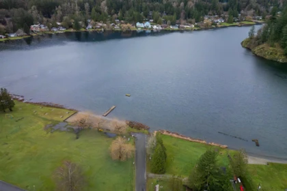 Aerial View of 12051 Hodgkin Road, Mission, BC