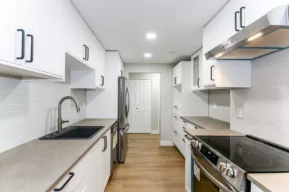 Kitchen Island Photo of 207 7295 Moffatt Road, Richmond, BC
