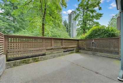 Backyard Photo of 104 1145 Heffley Crescent, Coquitlam, BC