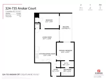 Backyard Photo of 324 735 Anskar Court, Coquitlam, BC
