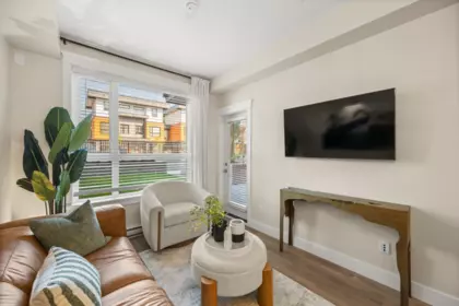 Living Room Photo of 103 20926 83 Avenue, Langley, BC