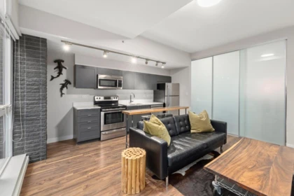 Kitchen Island Photo of 101 2511 Quebec Street, Vancouver, BC