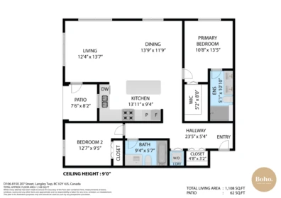 Playground / Recreational Area Near D106 8150 207 Street, Langley, BC