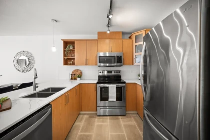 Kitchen Photo of 302 3142 St Johns Street, Port Moody, BC