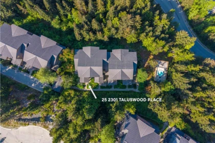 Aerial View of 25 2301 Taluswood Place, Whistler, BC