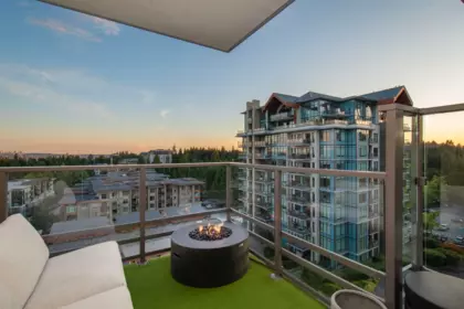 Living Room Photo of 908 2785 Library Lane, North Vancouver, BC