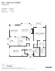 Hallway Photo of 203 2855 152 Street, Surrey, BC