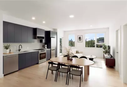 Living Room Photo of 202 1055 Raven Drive, Squamish, BC
