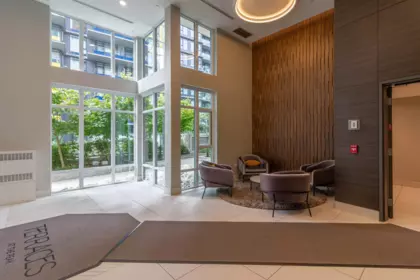 Living Room Photo of 201 8940 University Crescent, Burnaby, BC