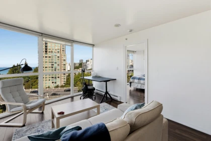 Exterior Rear Photo of 1401 907 Beach Avenue, Vancouver, BC