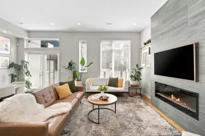 Living Room Photo of 4682 Capilano Road, North Vancouver, BC
