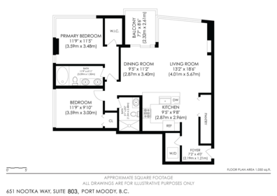 Basement Recreation Room Photo of 803 651 Nootka Way, Port Moody, BC