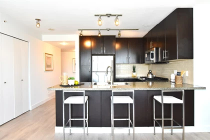 Kitchen Island Photo of 803 651 Nootka Way, Port Moody, BC