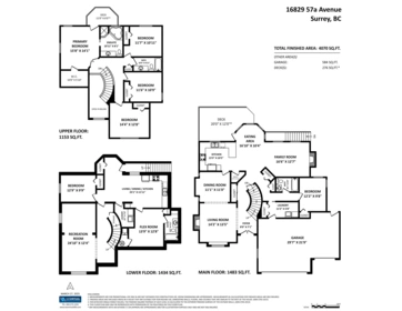 16829 57a Avenue, Surrey, BC, Surrey — Single Family Residence for sale
