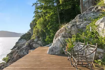 Aerial View of 5225 Gulf Place, West Vancouver, BC