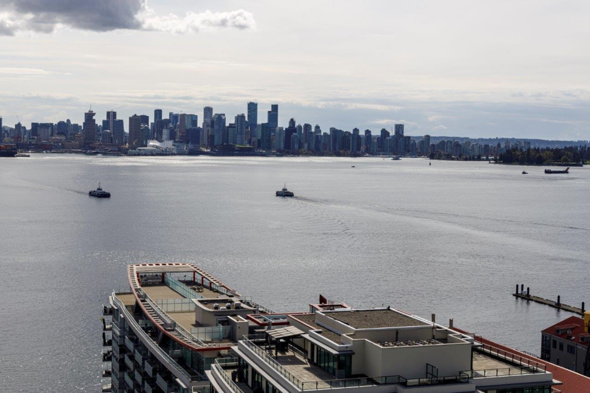 Aerial View of 2107 188 E Esplanade, North Vancouver, BC
