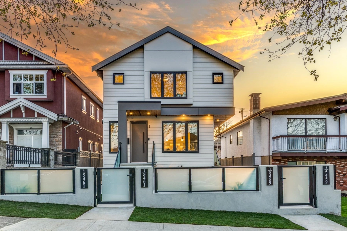 Exterior Rear Photo of 1 5461 Rhodes Street, Vancouver, BC