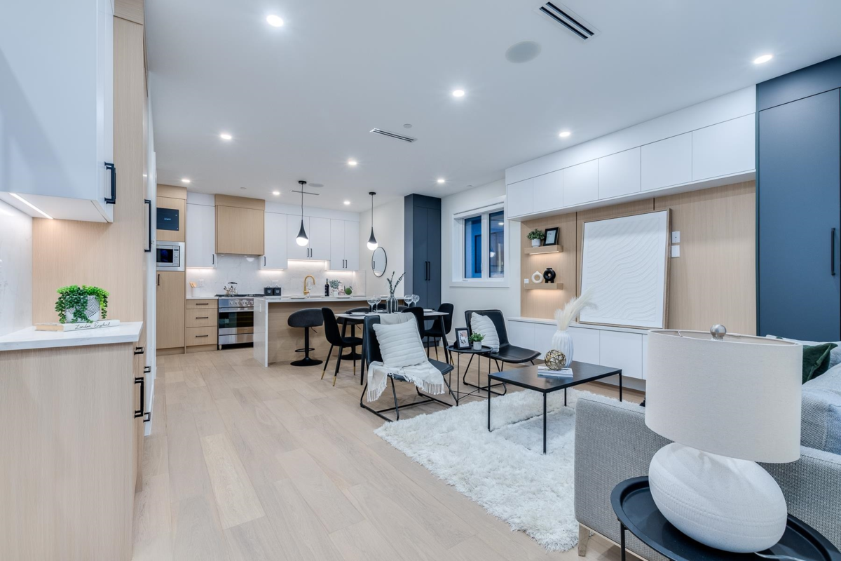 Family Room Photo of 1 5461 Rhodes Street, Vancouver, BC