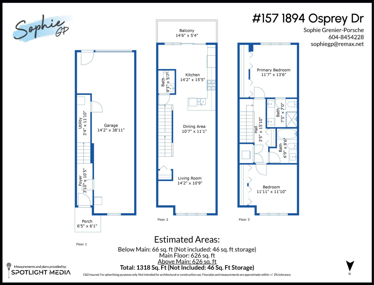 Exterior Rear Photo of 157 1894 Osprey Drive, Tsawwassen, BC