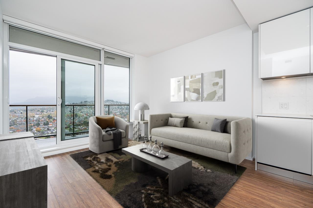 Living Room Photo of 3210 4650 Brentwood Boulevard, Burnaby, BC