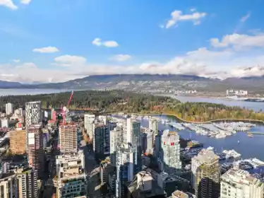 Aerial View of 2303 1415 W Georgia Street, Vancouver, BC