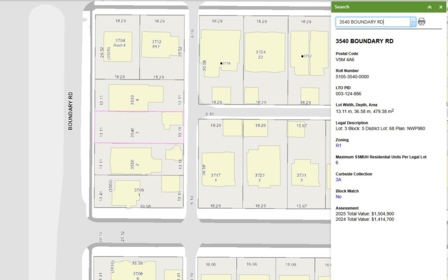 Front exterior of 3540 Boundary Road, Burnaby, BC