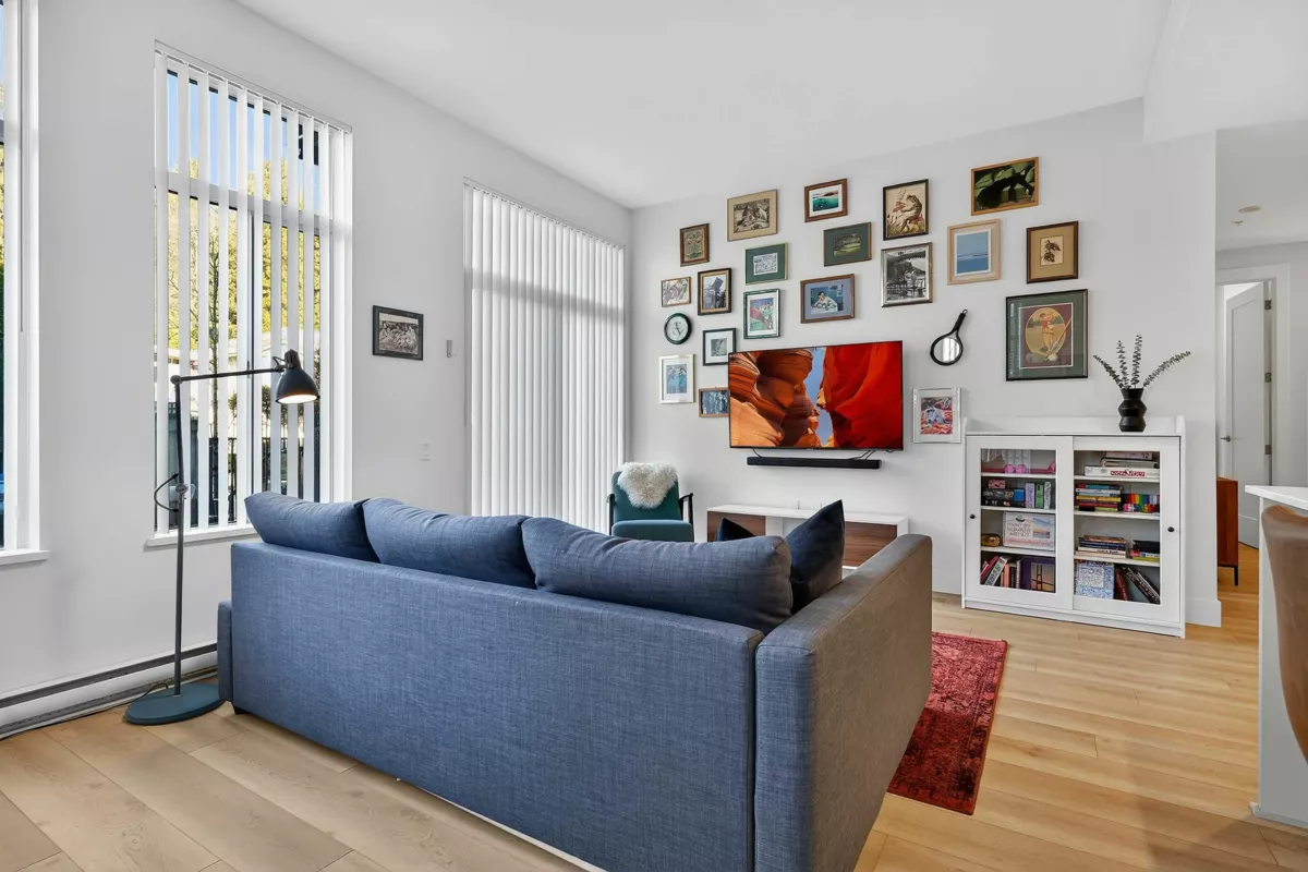 Living Room Photo of 108 708 Edgar Avenue, Coquitlam, BC