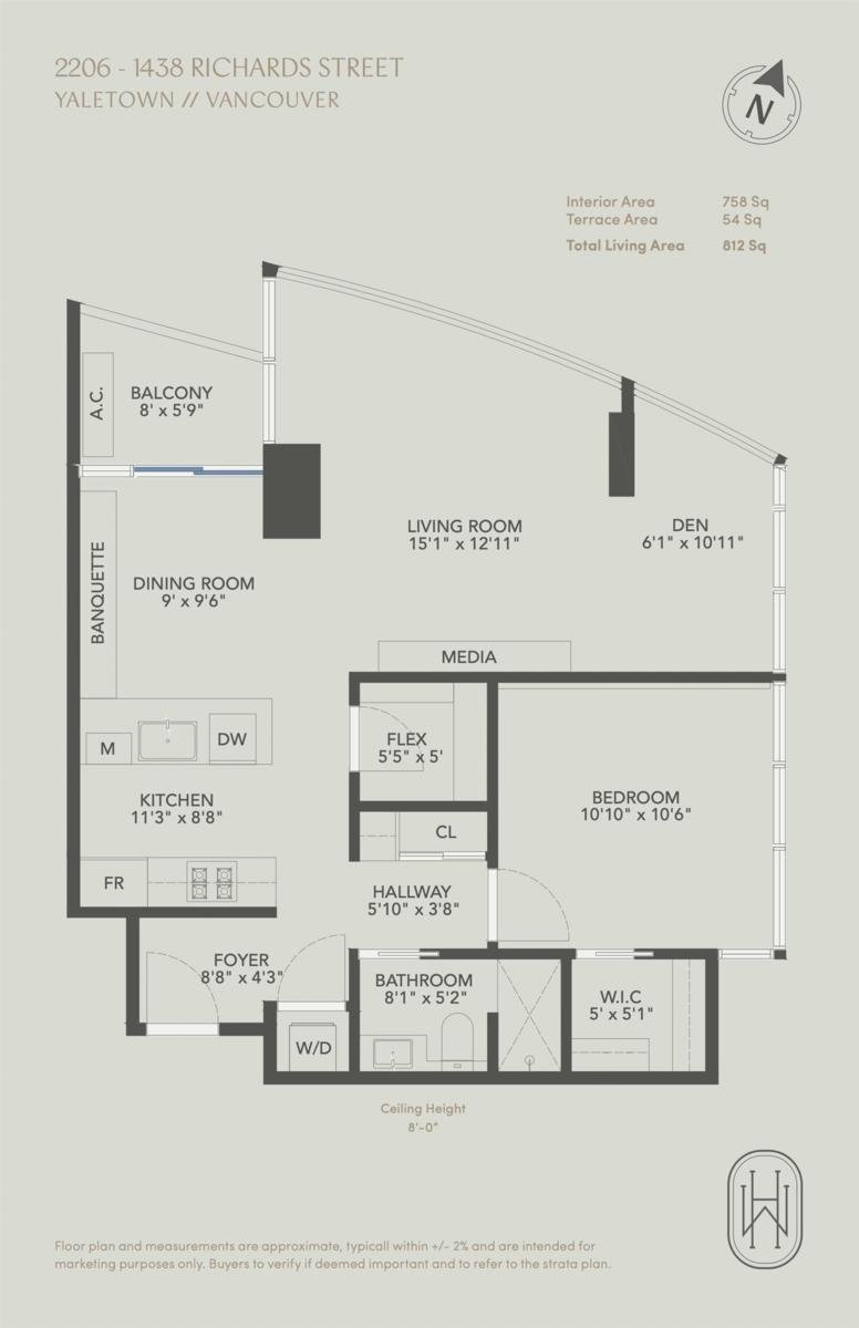 Fitness Center Photo Near 2206 1438 Richards Street, Vancouver, BC