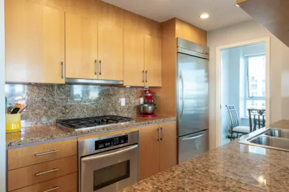 Primary Bedroom Photo of 3601 1438 Richards Street, Vancouver, BC