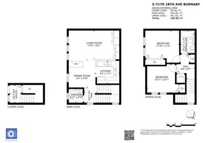 Basement Recreation Room Photo of 3 7179 18th Avenue, Burnaby, BC