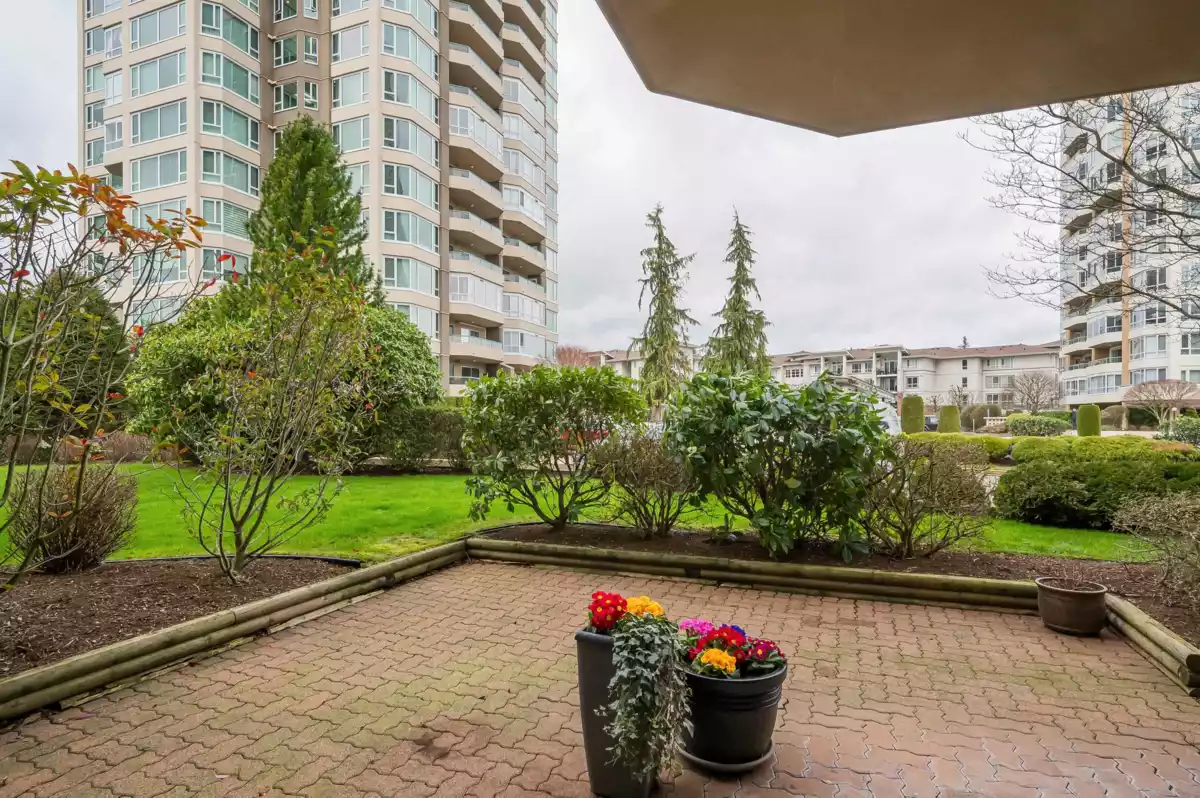 Backyard Photo of 102 3170 Gladwin Road, Langley, BC