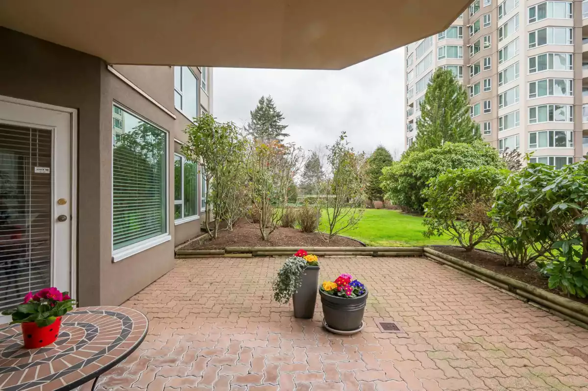 Outdoor Deck Photo of 102 3170 Gladwin Road, Langley, BC