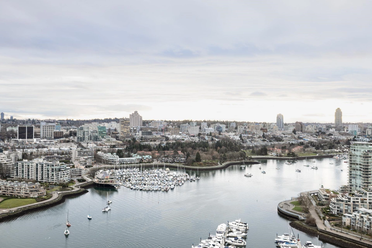 Exterior Rear Photo of 3706 1033 Marinaside Crescent, Vancouver, BC