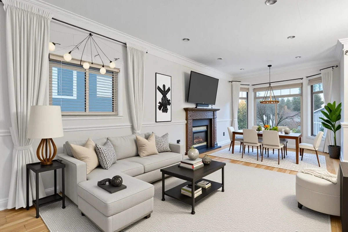 Dining Area Photo of 7332 1st Street, Burnaby, BC