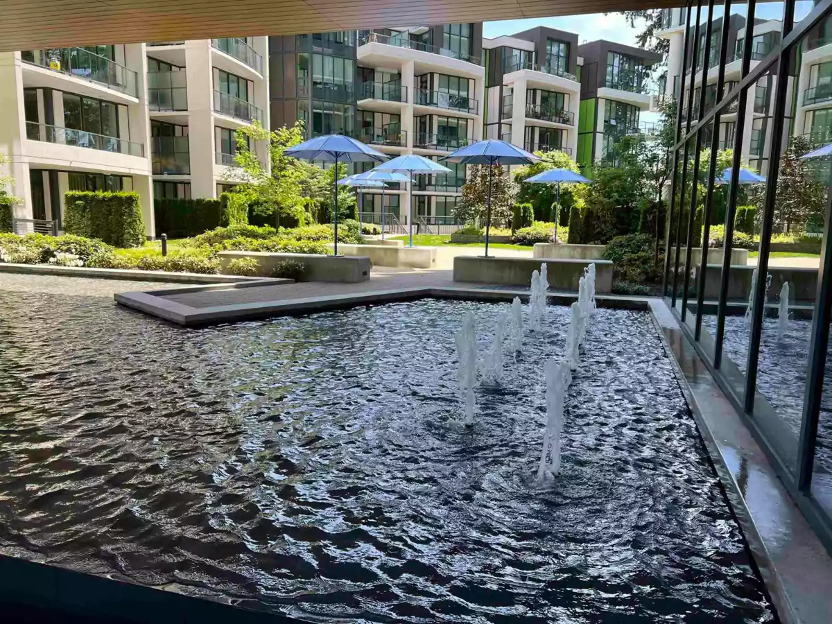 Living Room Photo of 522 3563 Ross Drive, Vancouver, BC