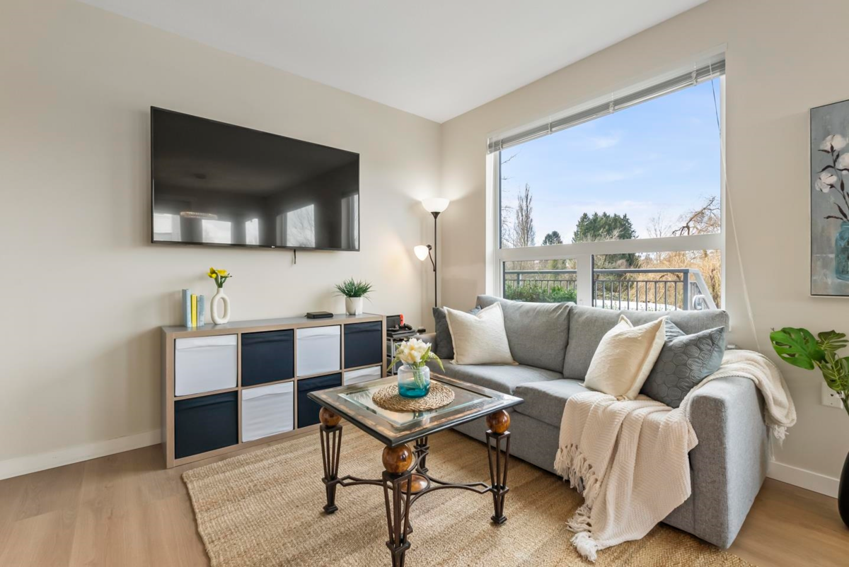 Exterior Rear Photo of 114 9213 Odlin Road, Richmond, BC