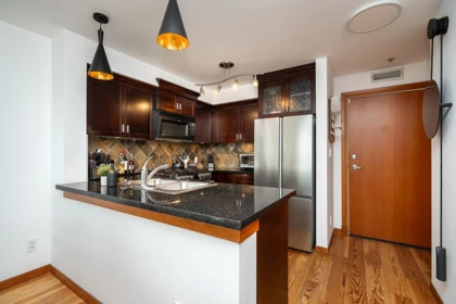 Kitchen Island Photo of 425 10 Renaissance Square, New Westminster, BC