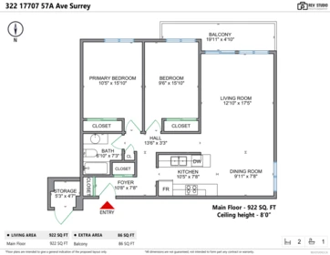 Loft / Bonus Room Photo of 322 17707 57a Avenue, Surrey, BC