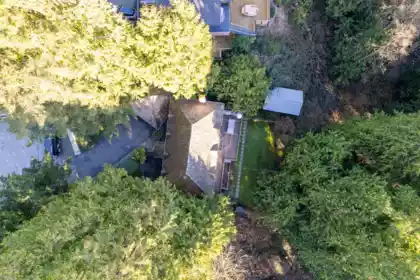 Aerial View of 526 Newdale Place, West Vancouver, BC