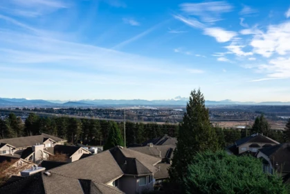 Aerial View of 308 455 Bromley Street, Coquitlam, BC