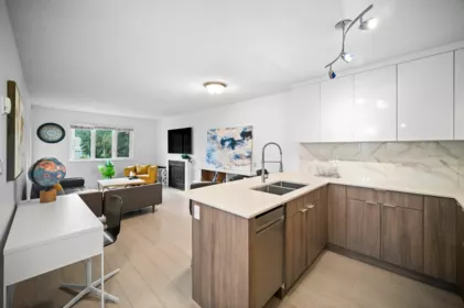 Kitchen Island Photo of 203 1122 King Albert Avenue, Coquitlam, BC