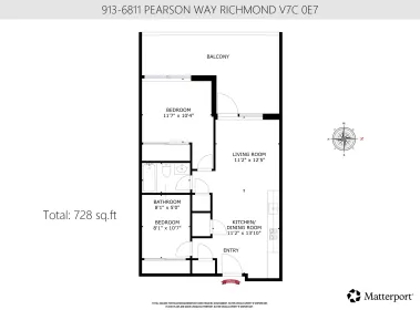 Backyard Photo of 913 6811 Pearson Way, Richmond, BC