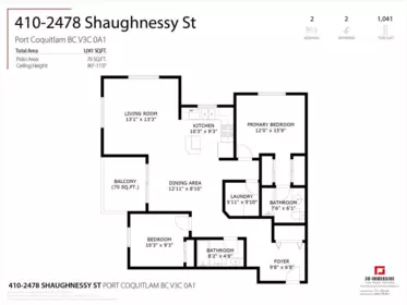 Backyard Photo of 410 2478 Shaughnessy Street, Port Coquitlam, BC
