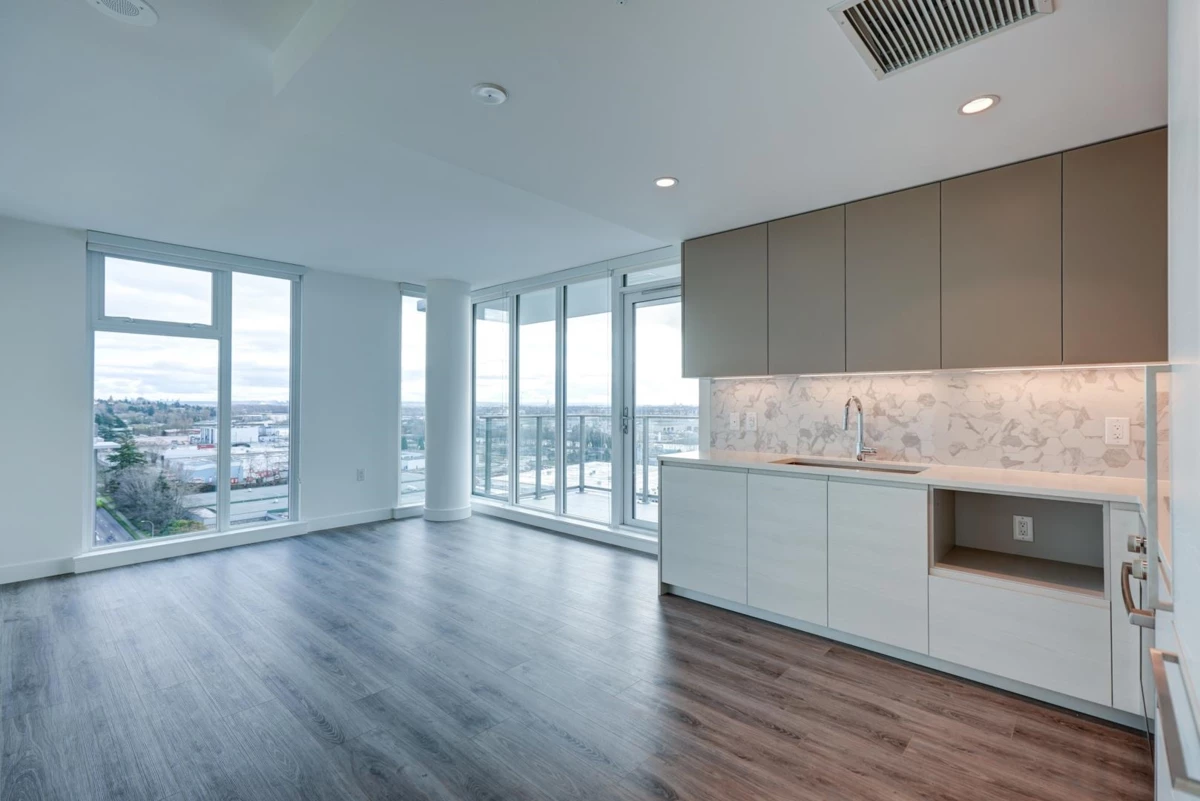 Living Room Photo of 1502 8188 Fraser Street, Vancouver, BC