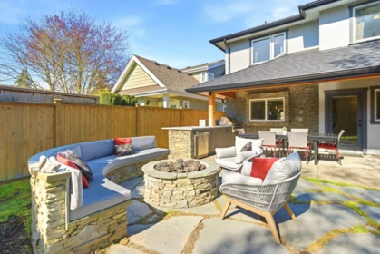 Aerial View of 5288 Central Avenue, Delta, BC