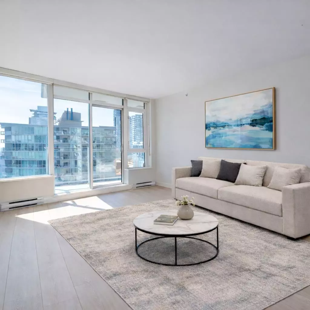 Living Room Photo of 1612 668 Columbia Street, New Westminster, BC