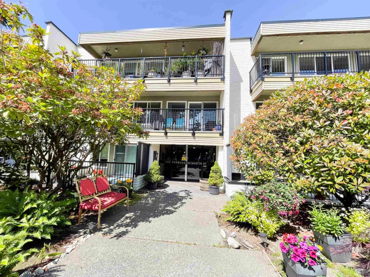 Exterior Rear Photo of 205 1351 Martin Street, White Rock, BC